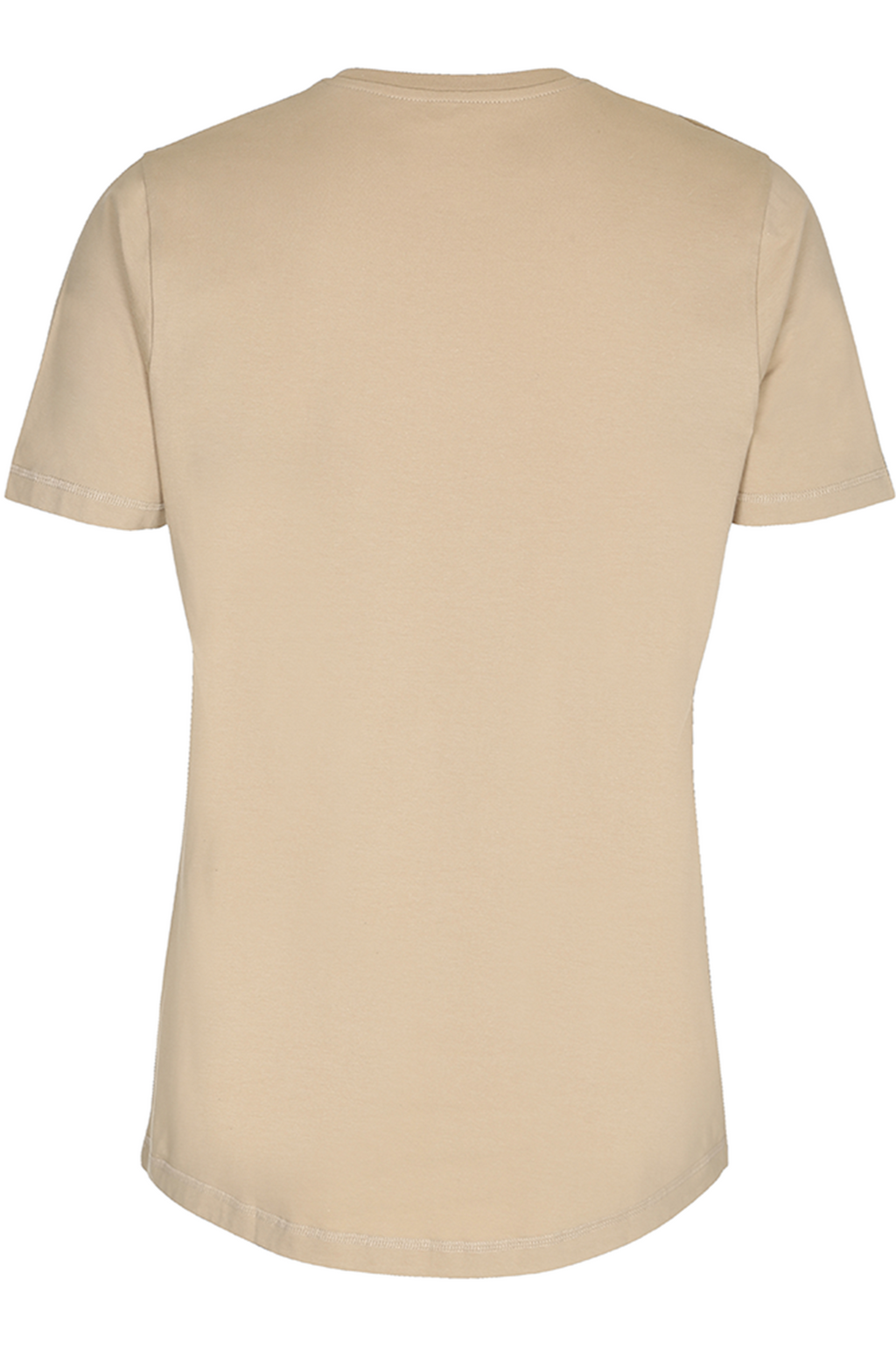 Camiseta larga - beige