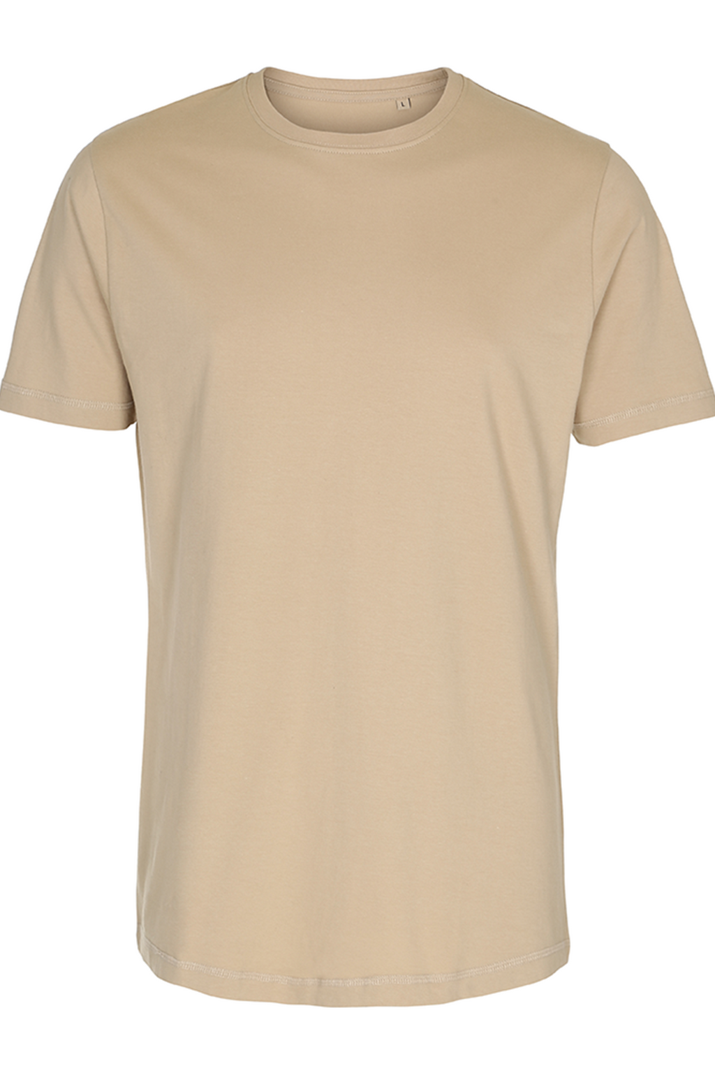 Camiseta larga - beige