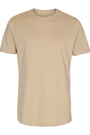 Camiseta larga - beige