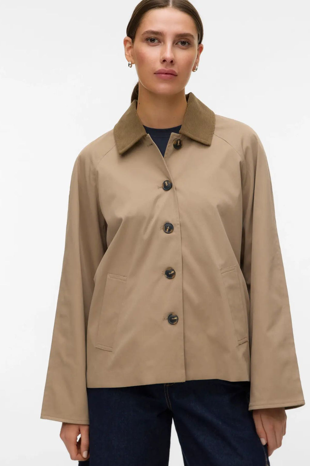 Chelseafia Short Jacket -  Silver Mink