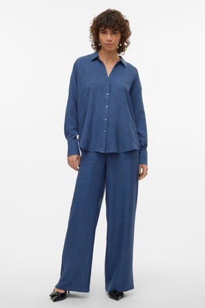 Melaney Loose Pant - Blazer azul marino