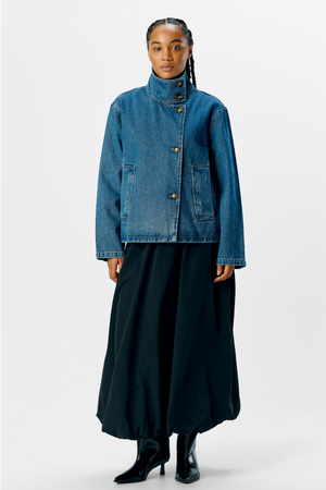 Chaqueta de mezclilla tilla gro l/s - mezclilla azul mediana