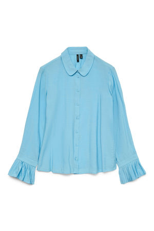 Plissi Shirt - Alaskan Blue