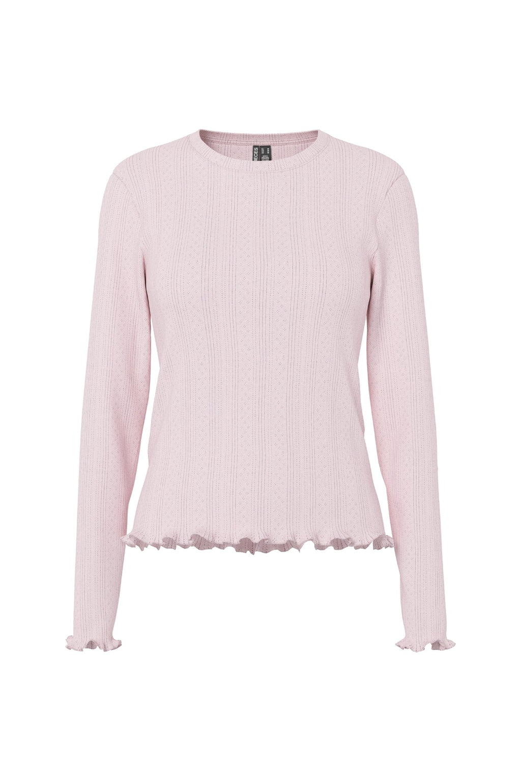 Top Marie con cuello redondo - Espátula rosada