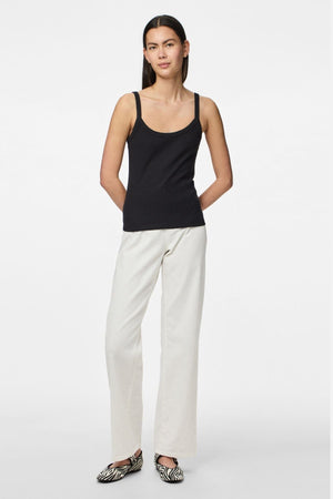 May Strap Top - Negro