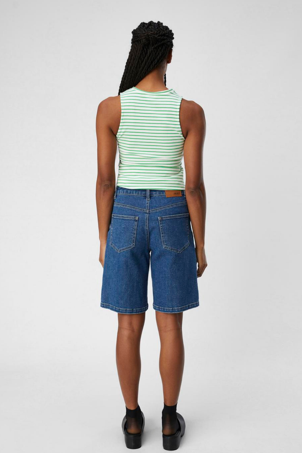 Denim de Carol Shorts - mezclilla azul medio