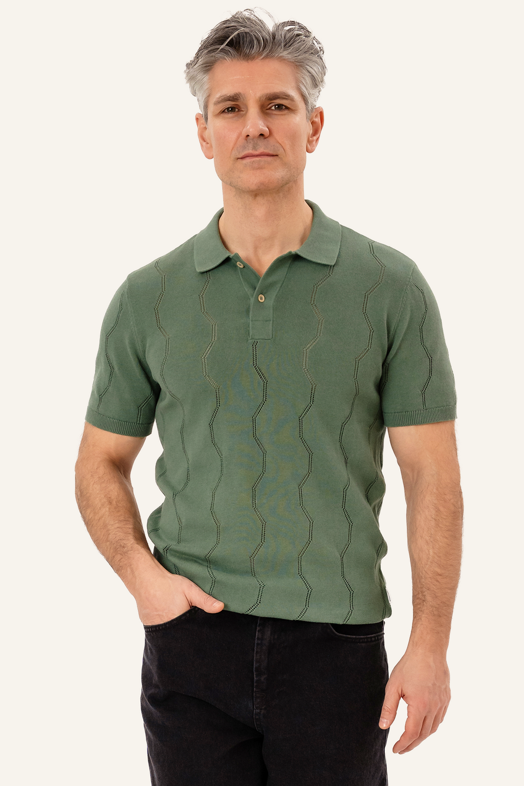 Polo de punto Duran - Verde