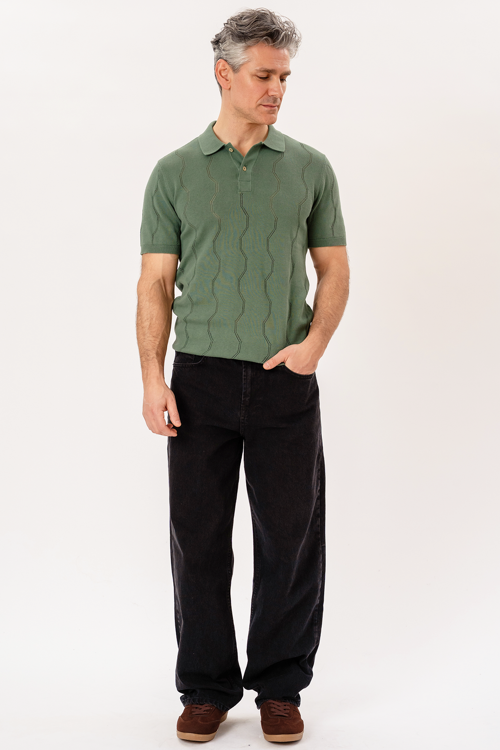 Polo de punto Duran - Verde