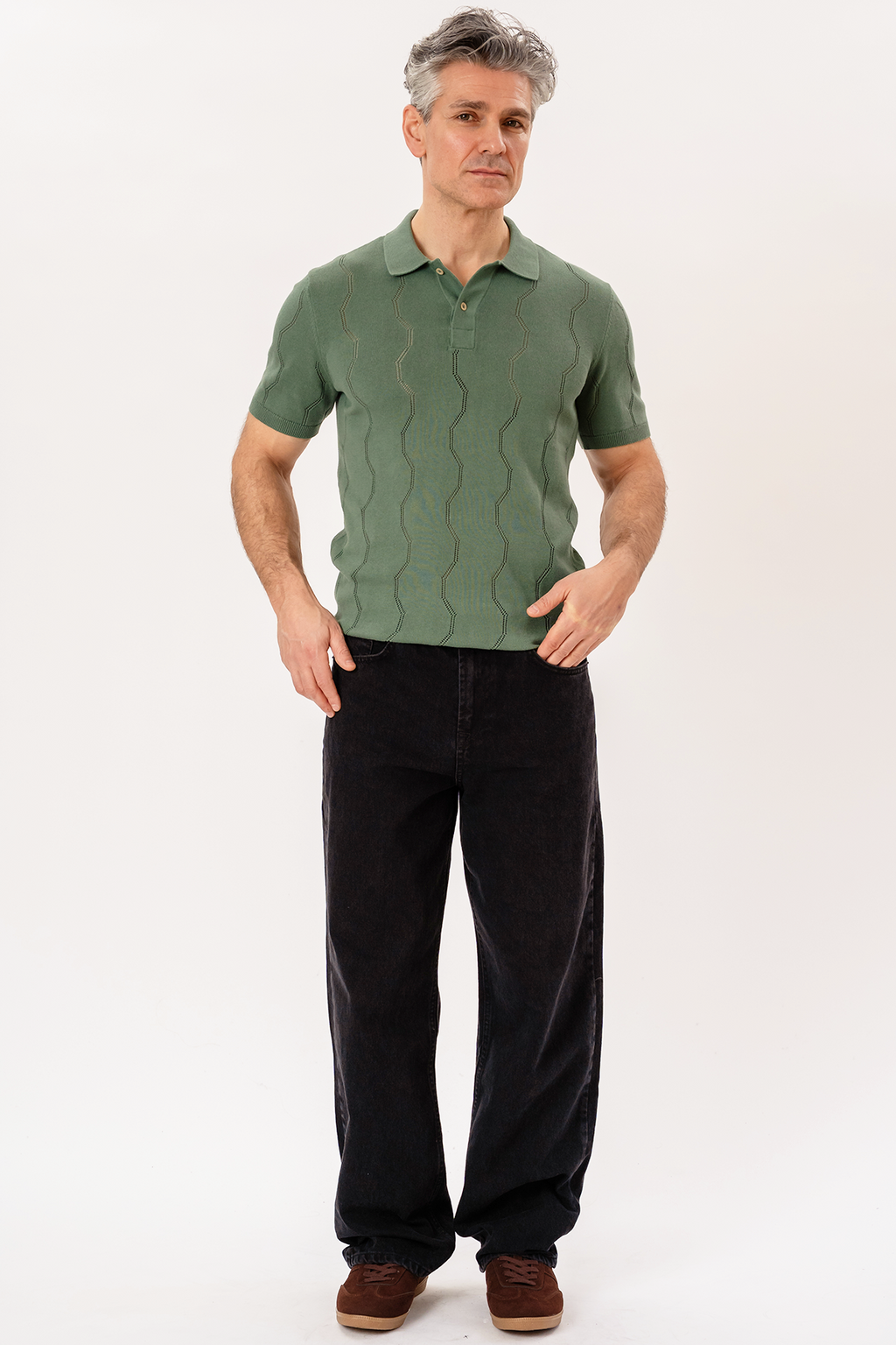 Polo de punto Duran - Verde