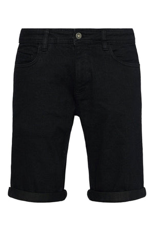 Pantalones cortos de mezclilla - negro
