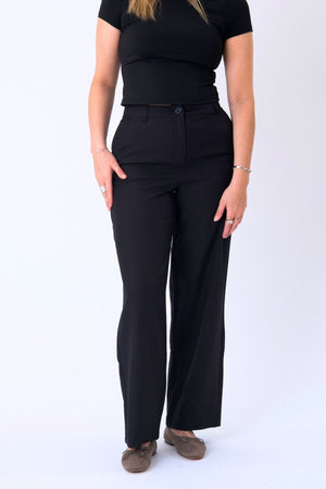 Pantalones clásicos de traje - Negro
