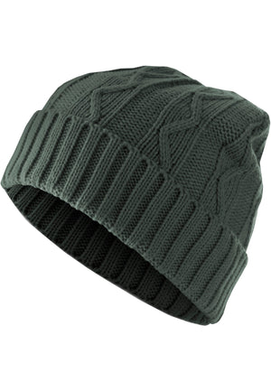 Next Gorro Cable Flap - Carbón