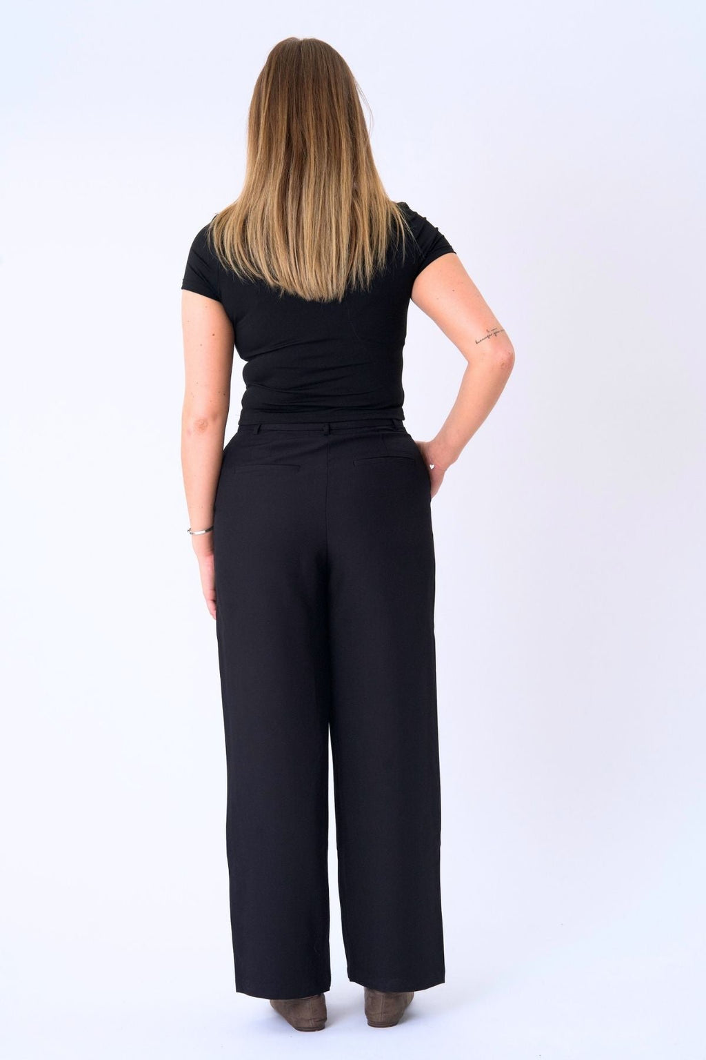 Pantalones clásicos de traje - Negro