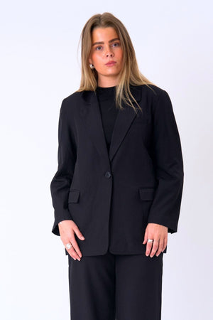 Blazer de gran tamaño - Negro