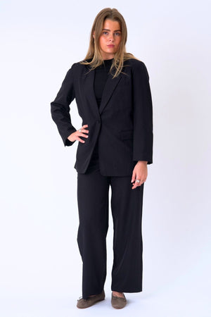 Blazer de gran tamaño - Negro