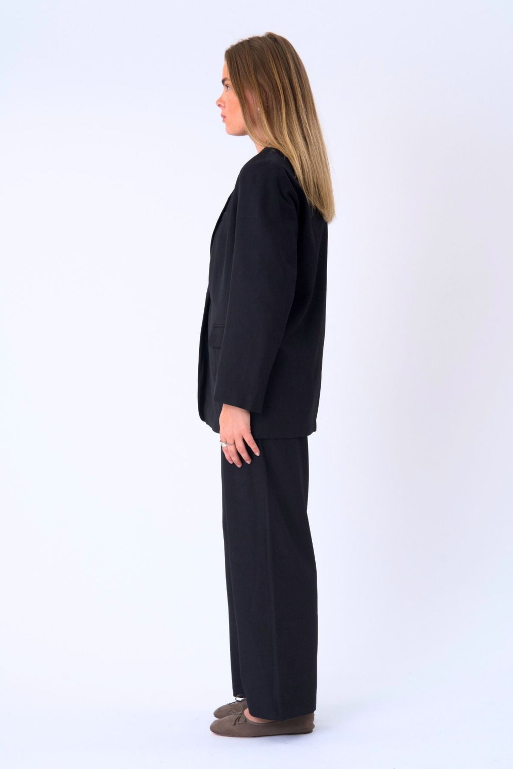 Blazer de gran tamaño - Negro