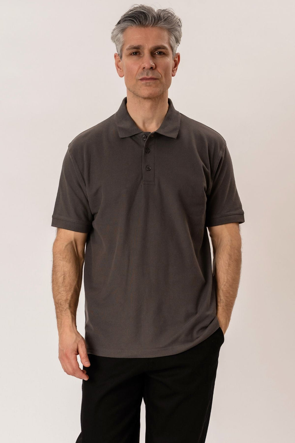 Basic Polo - Dark Gray