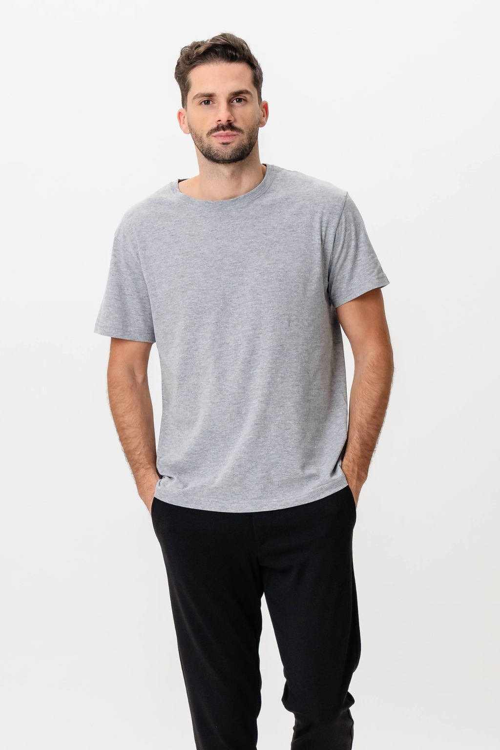 Basic Camiseta de Joy - Oxford Gray