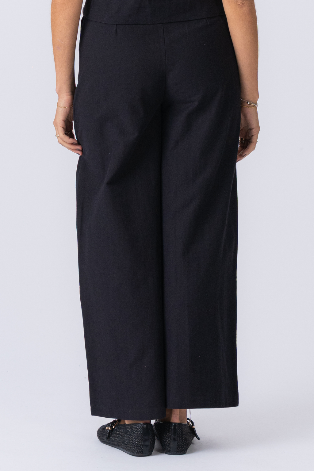 Melissa amplia Pants - Negro