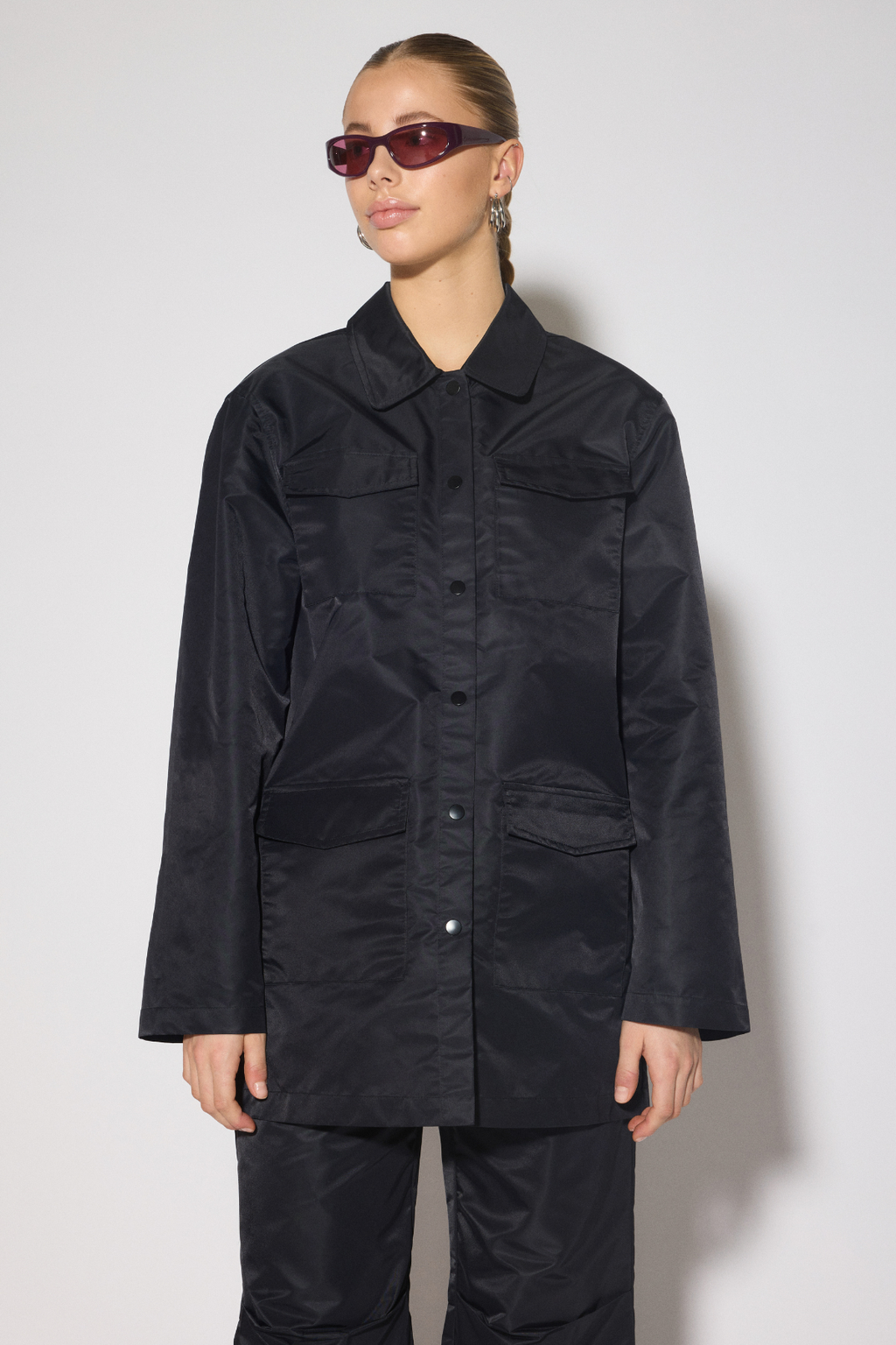Camisa de gran tamaño de NECO - Negro