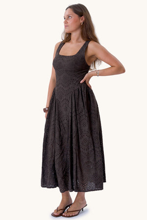 Vestido Asta - Café expreso