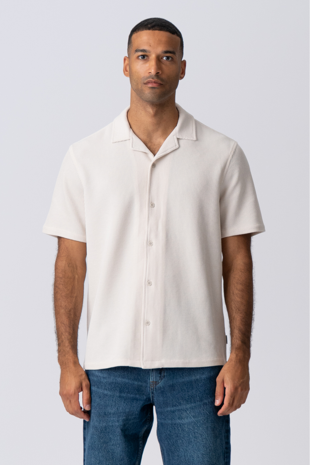 Camisa de punto - beige