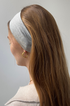 Diadema de yoga - gris claro