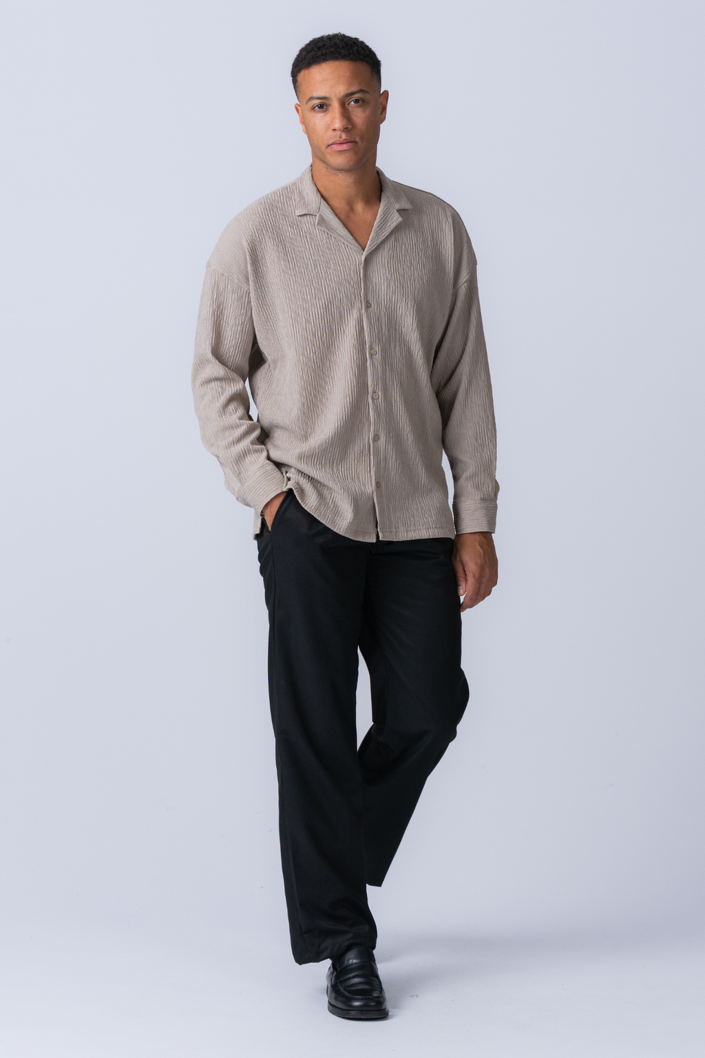 Camisa de Aidan - beige