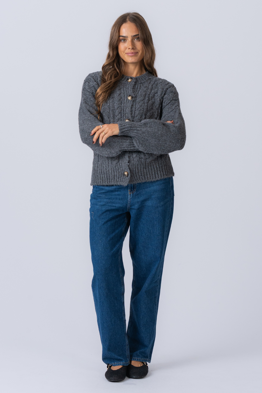 Botton Knit - Gray
