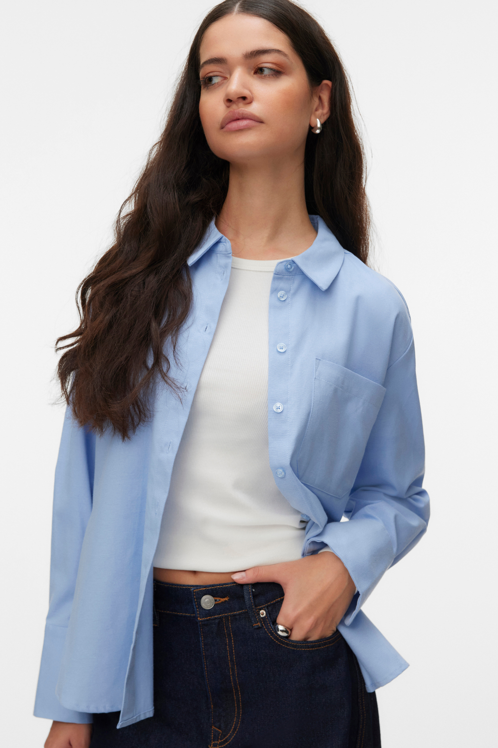 Inge Shirt - Brunnera Blue