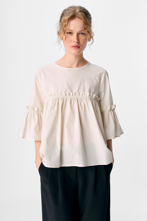 Hope Neck Top - arena blanca