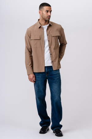 Silas Overshirt - Brown