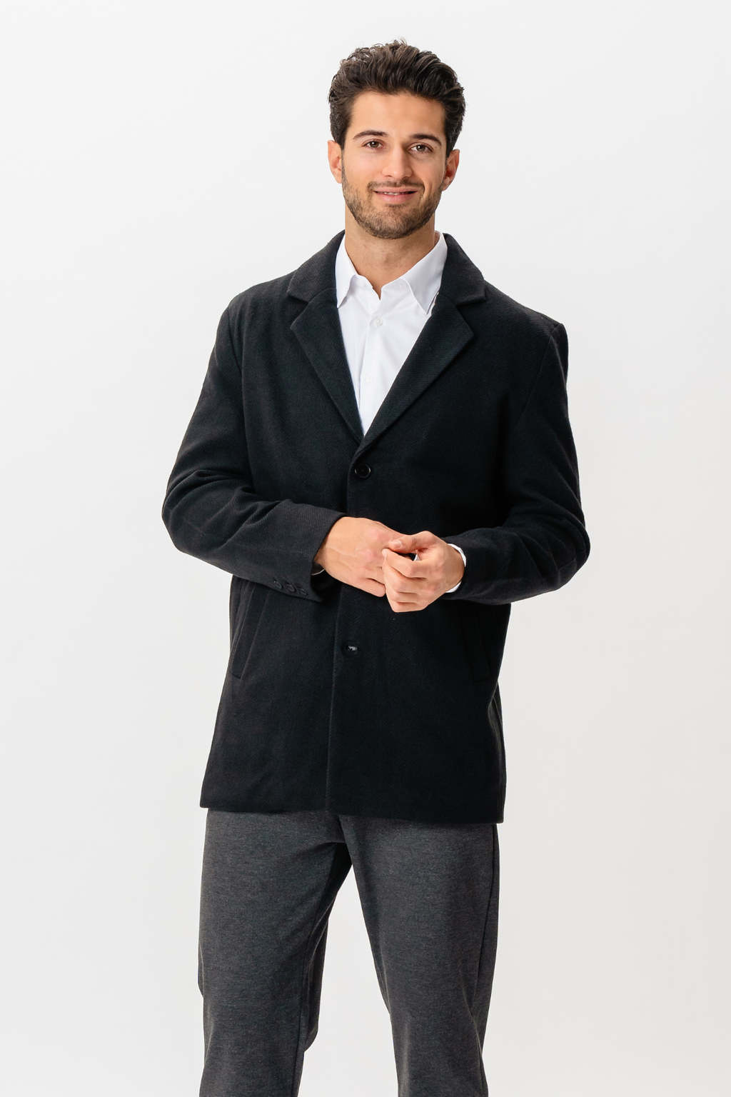 Abrigo Clásico - Negro