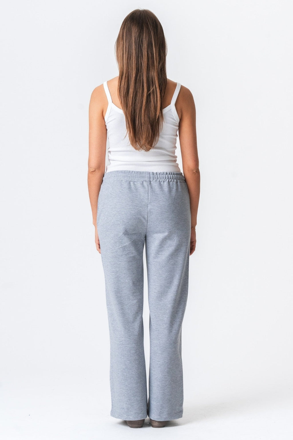 Sweatpants Wide - Grey Melange