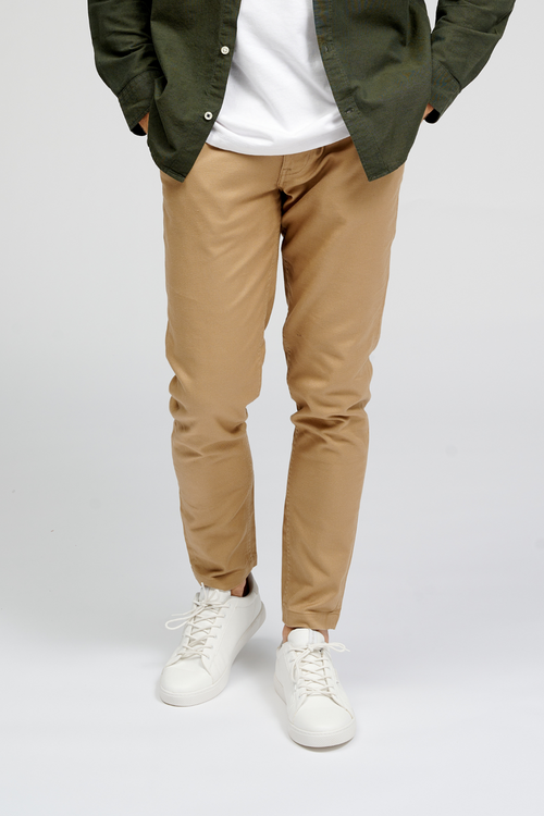 De Originale Performance Structure Pants - Mørk Beige - TeeShoppen - Sand/Beige