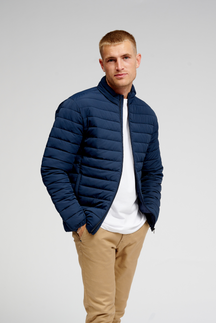 Light Puffer Jacket - Navy