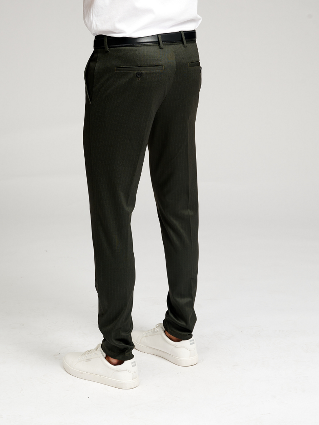 The Original Performance Pants - Dark Green Striped (Limited)