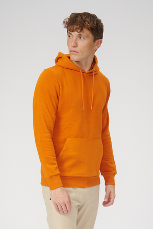 Sudor de sudadera con capucha básica - naranja