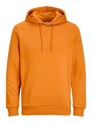 Sudor de sudadera con capucha básica - naranja