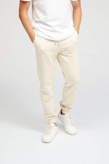 Pantalones de chándal básicos - beige ligero