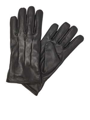 Guantes de cuero clásicos - Negro