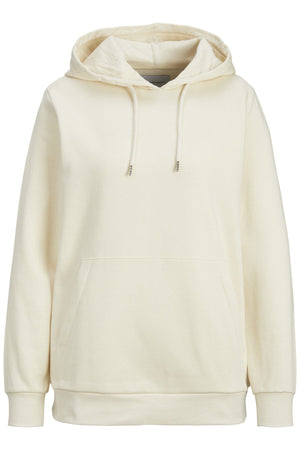 Sudor de sudadera con capucha básica - beige ligero