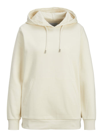 Sudor de sudadera con capucha básica - beige ligero