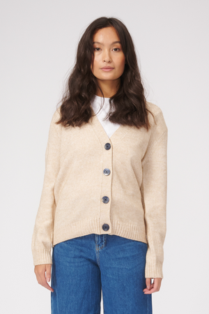 Knitted Cardigan - Beige