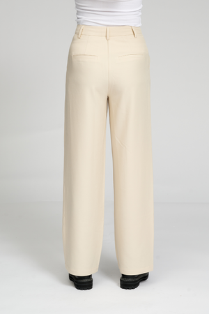 Pantalones clásicos de traje - beige