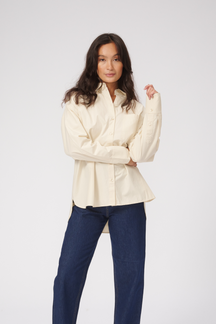 Camisa relajada - beige