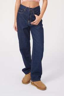 The Original Performance Wide Jeans - Dark Blue Denim