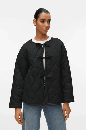 Sabine LS Chaqueta acolchada - Negro