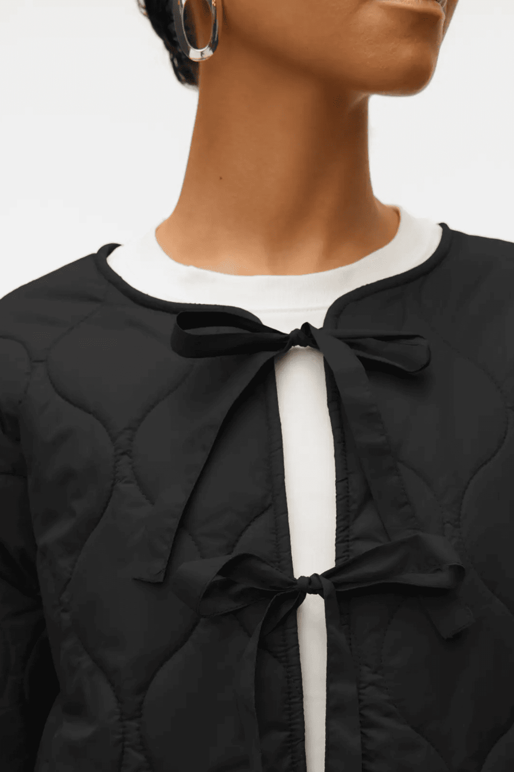 Sabine LS Chaqueta acolchada - Negro