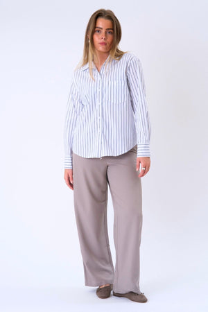 Camisa Thalia Rayas - Blanco